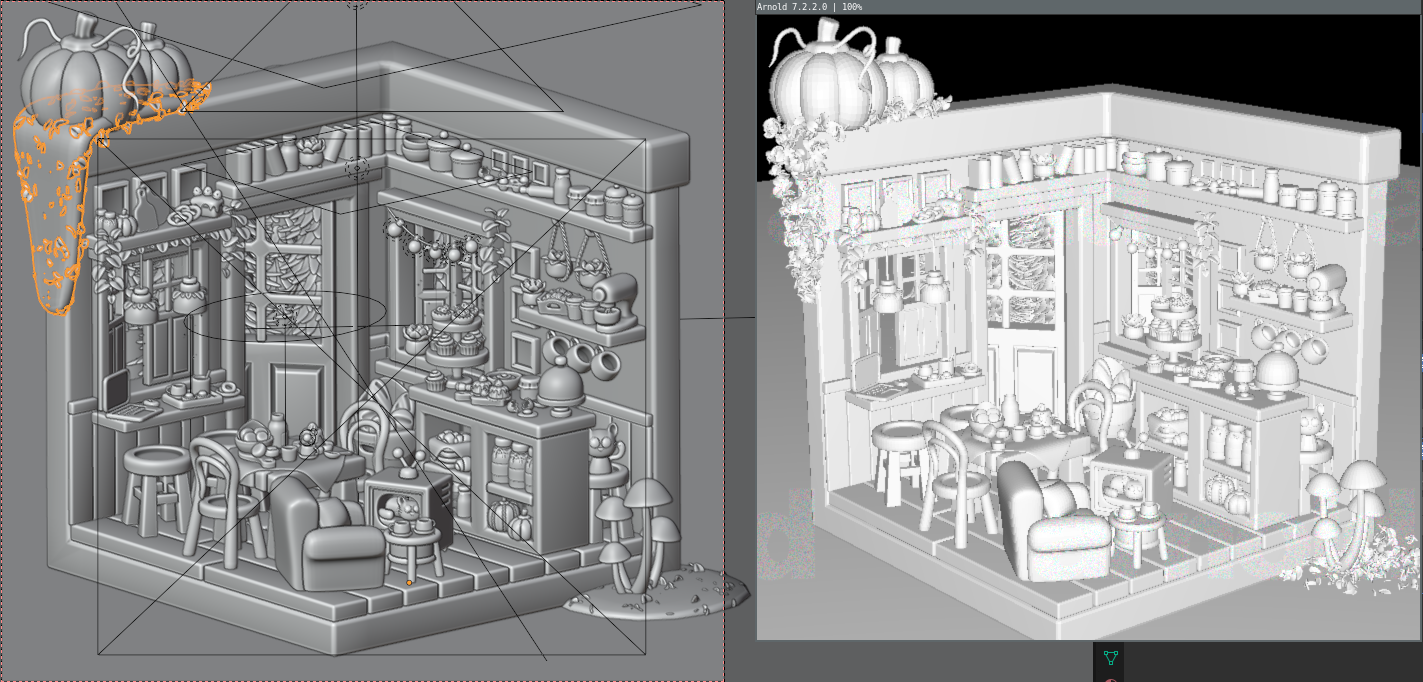 Arnold rendering with a persp_camera